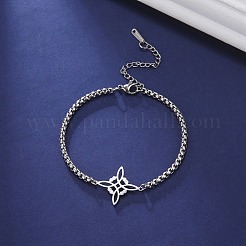 Hexenknoten 304 Edelstahl Gliederarmbänder&nbsp;FS-WG5CE25-01