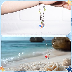 12pcs pendentifs en verre 3 couleurs&nbsp;FIND-OC0014-31
