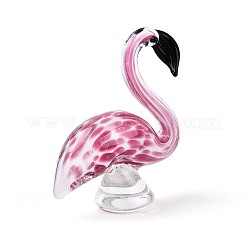Handgefertigte Glasmalerei-Dekorationen in Flamingoform&nbsp;LAMP-N028-25