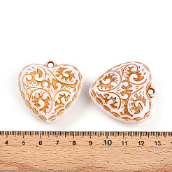 Pendentifs acryliques opaques&nbsp;SACR-T017-15B
