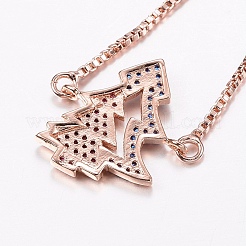 Verstellbare messing micro pave zirkonia bolo armbänder&nbsp;BJEW-F302-26