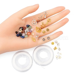 Kits para hacer pulseras de 7 chakra diy&nbsp;DIY-FS0002-27