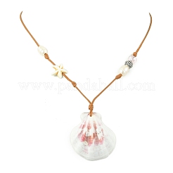 3 pz collana con ciondolo a goccia con perline di conchiglia&nbsp;NJEW-TA00179