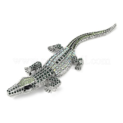 Broches alligator en strass en alliage&nbsp;JEWB-S022-07B