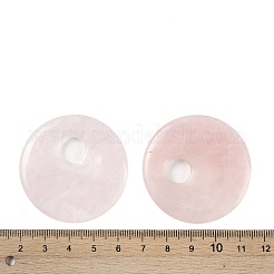 Colgantes naturales de cuarzo rosa&nbsp;G-C140-10C