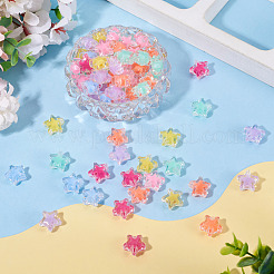100pcs cuentas de acrílico transparente&nbsp;OACR-TADJ0001-24