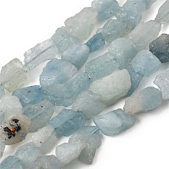 Brins de perles d'aigue-marine naturelles brutes&nbsp;GG-CBAC4AD-A01-01