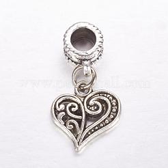 Tibetische Legierung europäische baumelnde Charms&nbsp;MPDL-J041-AS