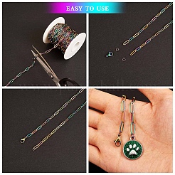 Kit de fabricación de conjunto de joyería de cadena de diy&nbsp;STAS-SZ0002-25
