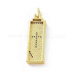 Pendentifs en laiton zircone cubique&nbsp;KK-G460-04G