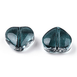 Perle di vetro verniciate a spruzzo trasparente&nbsp;GGLA-S054-012A-03