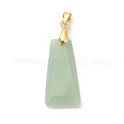 Pendentifs en aventurine vert naturel&nbsp;G-C045-01G-G