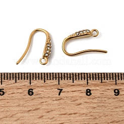 Ohrringhaken aus Edelstahl 304 mit Strassen&nbsp;STAS-B128-43G