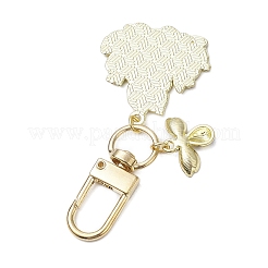 Pendentifs décoratifs en alliage émaillé en forme d'abeilles et de lapins&nbsp;HJEW-JM02701-01