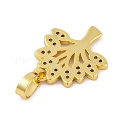 Ottone micro spianare pendenti zirconi&nbsp;KK-E108-37G-02