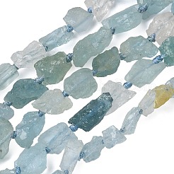 Natürliche Aquamarin Perlen Stränge&nbsp;G-L650-B01-01