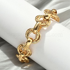 Bracciali a catena rolo in acciaio inossidabile 304 per donna&nbsp;BJEW-S176-01G-C