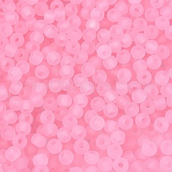 Perles de rocaille en verre transparent dépoli fgb&nbsp;SEED-N013-02A-05