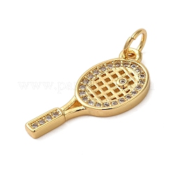 Cremagliera placcatura micro ottone spianare pendenti zirconi&nbsp;KK-P279-13G