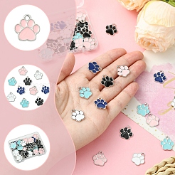 50pcs 5 pendentifs en alliage de couleurs&nbsp;ENAM-FS0002-29