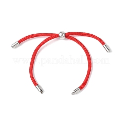 3 Stück 3 Farben Nylon-Rundkordel-Schieberarmbandherstellung&nbsp;AJEW-JB01461