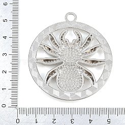 Legierung Rhinestone-große Anhänger&nbsp;RB-CBA18BA-01P