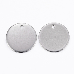 Colgantes de etiquetas en blanco con estampado de acero inoxidable 201 resistente al deslustre&nbsp;STAS-H396-B-05P