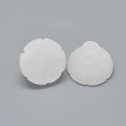 Cuentas de jade blanco natural&nbsp;G-F637-01E