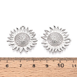 Ciondoli a forma di girasole in acciaio inossidabile 304&nbsp;STAS-T069-44S