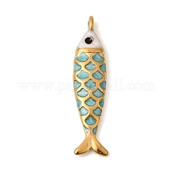 304 Edelstahl-Emaille-Anhänger&nbsp;STAS-B128-52G
