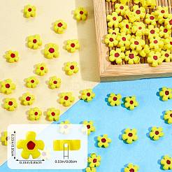 100 Stück handgefertigte Millefiori-Bunte Malerei-Perlen&nbsp;LAMP-SZ0001-58