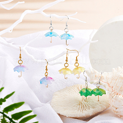 Kits de fabrication de boucles d'oreilles en acrylique DIY&nbsp;DIY-FH0001-80