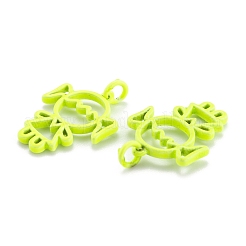 Lackiert Messing Anhänger&nbsp;KK-P196-E09