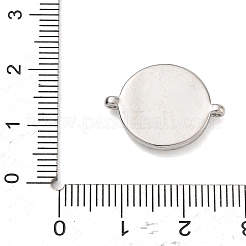 Colgantes de conector de circonio cúbico transparente micro pavé de latón chapado en rack&nbsp;CU-CBA01AA-23P