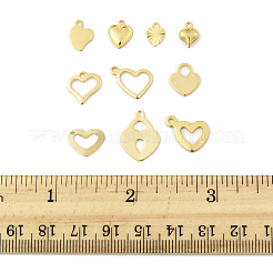 60 Stück 10 Stile Edelstahlanhänger&nbsp;STAS-FS0001-96