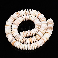Natürlichen Süßwasser-Muschelperlen Stränge&nbsp;X-SSHEL-T017-02
