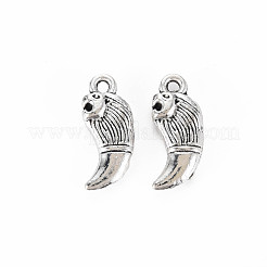 Tibetischer stil Aluminium Anhänger & Charms&nbsp;TIBEP-N011-005