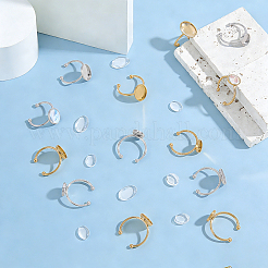 DIY-Set zur Herstellung ovaler offener Manschettenringe aus Edelstahl 304&nbsp;STAS-NB0002-71