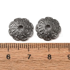 Tibetischen Stil Legierung Perlenkappen&nbsp;K095C051