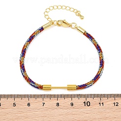 Fabrication de bracelet en fil d'acier tressé&nbsp;KK-CBA6056-03C-G