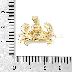 Krabbenanhänger aus Messing&nbsp;KK-H529-57A-G