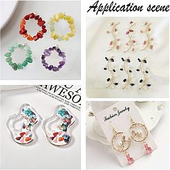 Kits para hacer pulseras elásticas y colgantes envueltos en alambre&nbsp;DIY-NB0001-99