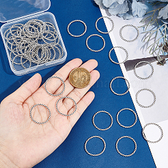 50 anello di collegamento in lega in stile tibetano&nbsp;FIND-UN0002-01AS