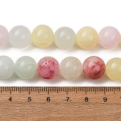 Natürlichen grünen Jade Perlen Stränge&nbsp;G-G757-03-12mm