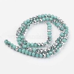 Undurchlässige Glasperlenstränge galvanisieren&nbsp;X-EGLA-A034-P4mm-M13