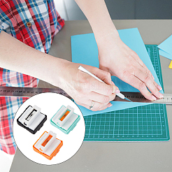 6 Schachtel 3 Farben Kunststoff-Mini-Papierschneiderklingen-Nachfüllpackungen&nbsp;AJEW-FH0003-90