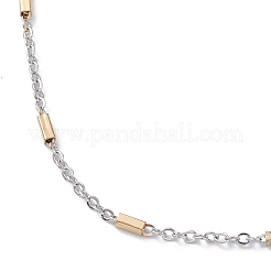 304 Edelstahl Satellitenkette Halskette für Männer und Frauen&nbsp;STAS-B039-13GP