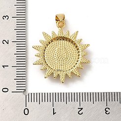 Micro-pavé de laiton plaqué en rack&nbsp;KK-D088-27G