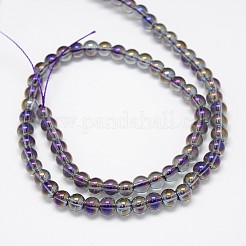 Cristallo placca perle tonde di vetro fili&nbsp;EGLA-F037-6mm-A06