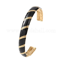 Braccialetti smaltati in acciaio inossidabile 304 per donna&nbsp;LS-BJEW-H637-01G